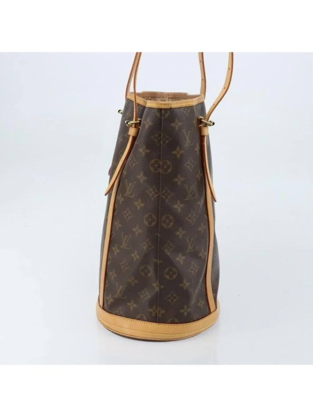 Authentic LOUIS VUITTON Monogram Bucket GM Shoulder Bag M42236 LV - Picture 11 of 16